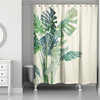 Houseplant Print 1 71x74 Shower Curtain
