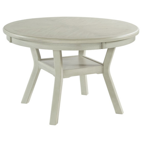 Taylor Standard Height Dining Table, Bisque