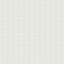 Tressage: 24" by 24" in Blanc - Tile