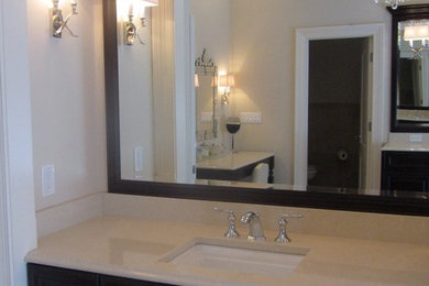 Elegant bathroom photo in Cleveland