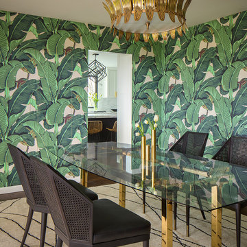 Mad Glam Kitchen and Dining Room in Piedmont, California