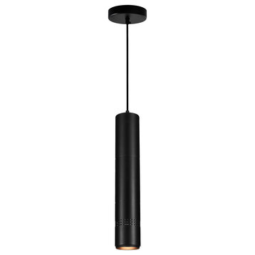 Stowe LED Down Mini Pendant With Black Finish