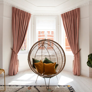 Blush Pink Velvet Curtains