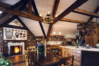 Kitchen - transitional kitchen idea in Other
