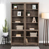 Prepac Home Office Drifted Gray Engineered Wood 6-Shelf Bookcase