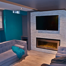 living room fireplace