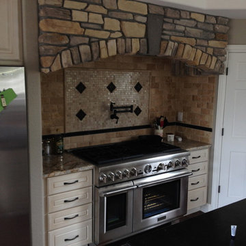 Kitchen remodel on outdated kitchen