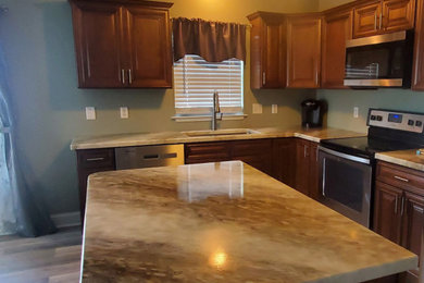Example of a kitchen design in Other