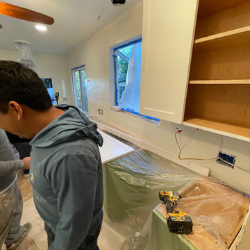 Kitchen Remodel 2024 Oakland/ white and light green