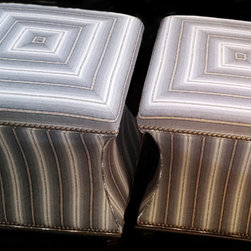 Charles Hassock Ottomans Set of 2 - Footstools And Ottomans