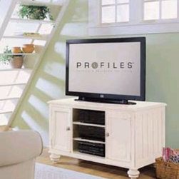 American Drew 920-585 48" Entertainment Center Camden - Light - Entertainment Centers And Tv Stands