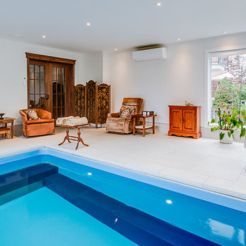 Beautiful Home Addition Featuring an Indoor Pool