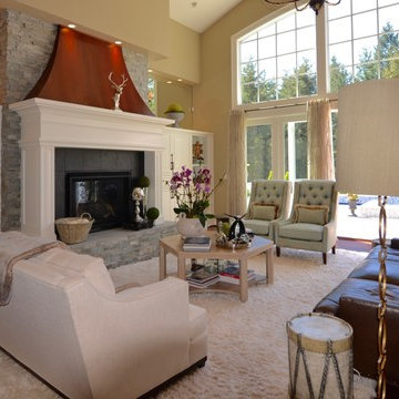 HUES OF NEUTRALS AND HINTS OF BLUE