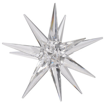 A&B Home 8X6" Karsta Crystal Glass Star Accent