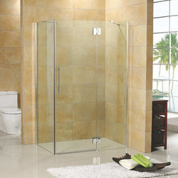 46" X 34" SUZANNE CORNER SHOWER ENCLOSURE - WITH TRAY - Shower Stalls And Kits