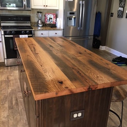 Reclaimed Wood Projects! - Kitchen Countertops