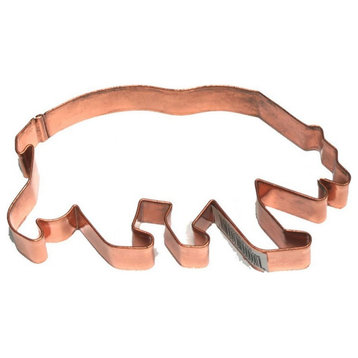 Copper Bear Shaped Cookie Cutters 5.5 Inch Set Of 6 Made Of Copper In A Copper