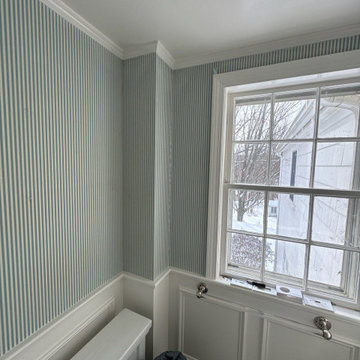 Wallpaper installation Powder room in Vallejo