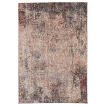 Vibe by Jaipur Living Kyson Abstract Taupe/Blue Area Rug, 9'x13'