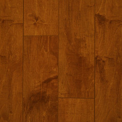 Artisan Floors - Delano II Vintage Handscraped Brown Sugar, Golden Saddle - Laminate Flooring