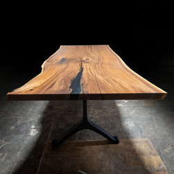 Live Edge Black Walnut Dining Table - Dining Tables