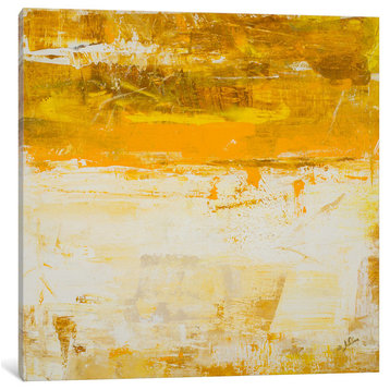 "Yellow Field Gallery" by Julian Spencer, 12x12x1.5"