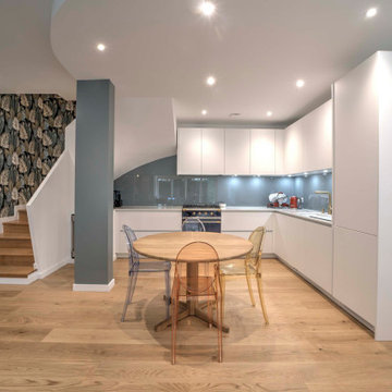 Rénovation complète d'un rez-de-chaussée d'un appartement triplex