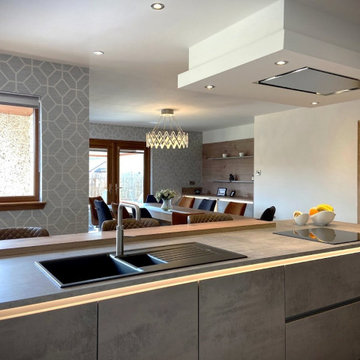 Concrete Kitchen in Aberdeenshire