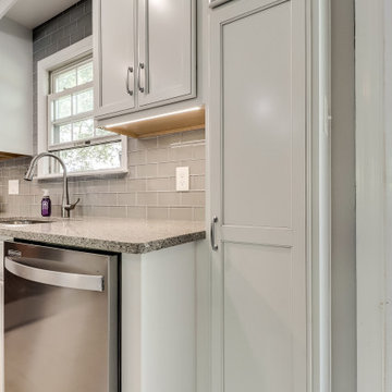 Transitional Two-Finish Kitchen Remodel Woodbridge, VA