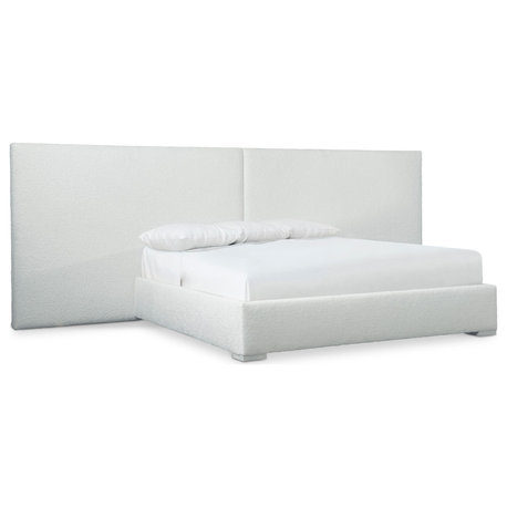 Bernhardt Solaria King Dual Headboard Fully Upholstered Panel Bed