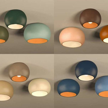Flush light | semi flush light, low ceiling lamp, Colorful Orbic Scondents