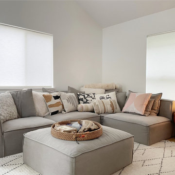 Roller Shades in Living Room | West Seattle, WA | Amazing Blinds by Armi