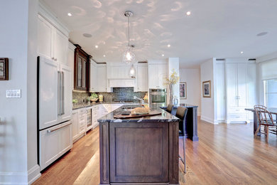 Transitional kitchen photo in Toronto