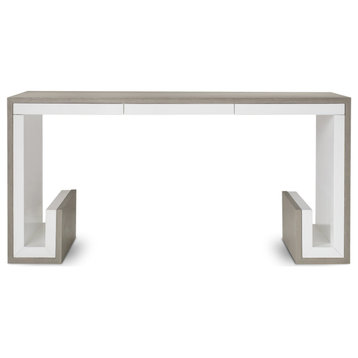 Two-Toned Contemporary Desk, Andrew Martin Danny