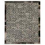 Exquisite Rugs - Natural Hide Cowhide Gray/Ivory Area Rug, 5'x8' - Our natural hide collection brings a sense of warmth and comfort with a modern flair to any room. Each rug is meticulously handcrafted from premium hair-on cowhide. Make a statement with clean lines and rich texture.