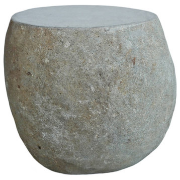 Stone Boulder Stool Table 3