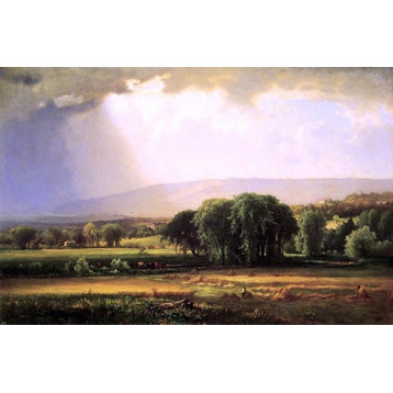 George Inness Harvest Scene in the Delaware Valley Wall Decal