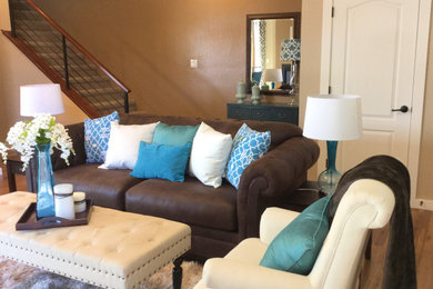 Example of a living room design in Albuquerque