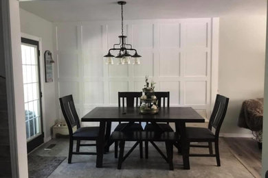 Inspiration for a modern dining room remodel in Toronto