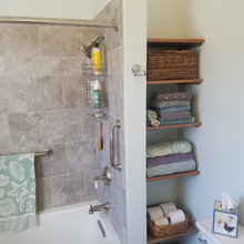 small basement bathroom