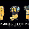 Original Art of the CFL 2005 Hamilton Tiger-Cats Uniform