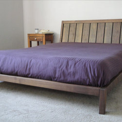 Walnut Platform Bed - Products