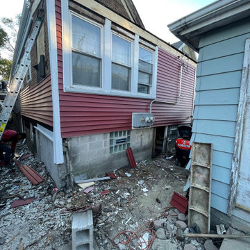 Bridgeport  Rear unit rehab and basement underpinning