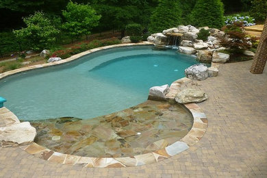 Example of a pool design in Charlotte