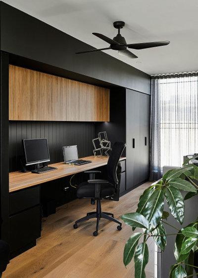 Contemporary Home Office by Dylan Barber Building Design