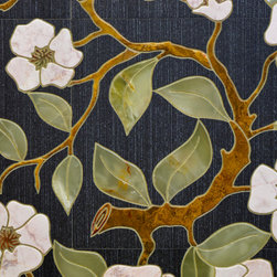 Plumeria Medallion - Wall And Floor Tile