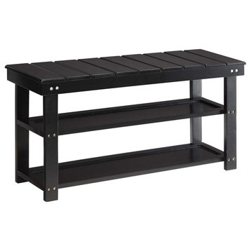 Oxford Utility Mudroom Bench With Shelves