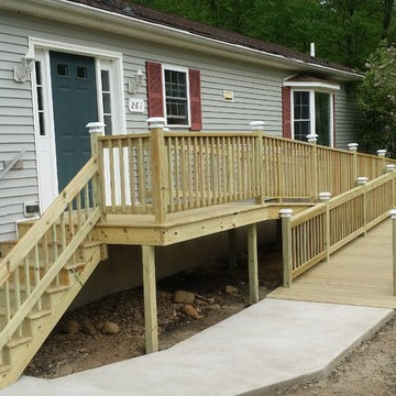 Handicap Ramp with RDI ADA Railings