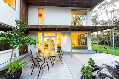 Example of a trendy exterior home design in Vancouver