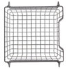 Metal Basket, Cool Gray Square,  Small 11x11x6